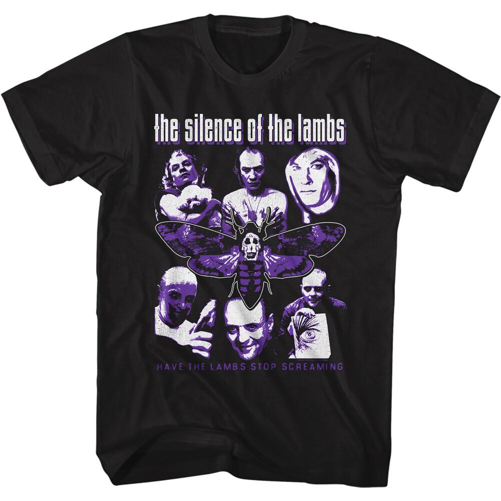 Silence Of The Lambs Movie Buffalo Bill Lector Death Head Moth Men T Shirt XL