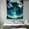 Fantasy Games Wall Hanging Printed Fabric Blanket Decorative Tapestries for Bedroom Living Room Home Decor