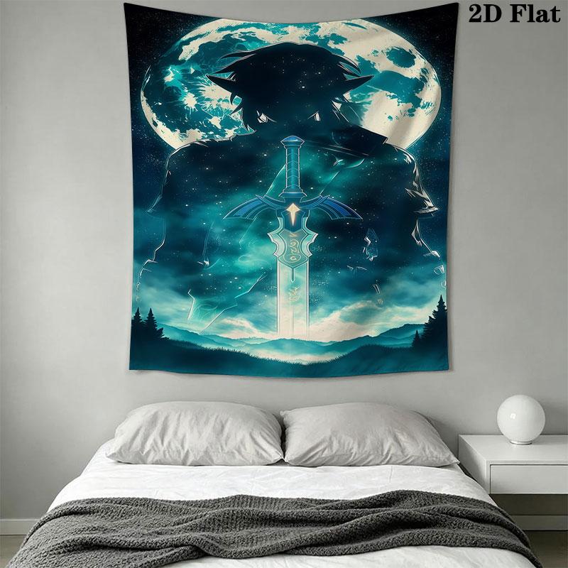 Fantasy Games Wall Hanging Printed Fabric Blanket Decorative Tapestries for Bedroom Living Room Home Decor