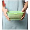 Silicone Folding Storage Box With Lid, Fruit And Vegetable Storage Box, Lunch Box, Scalable
