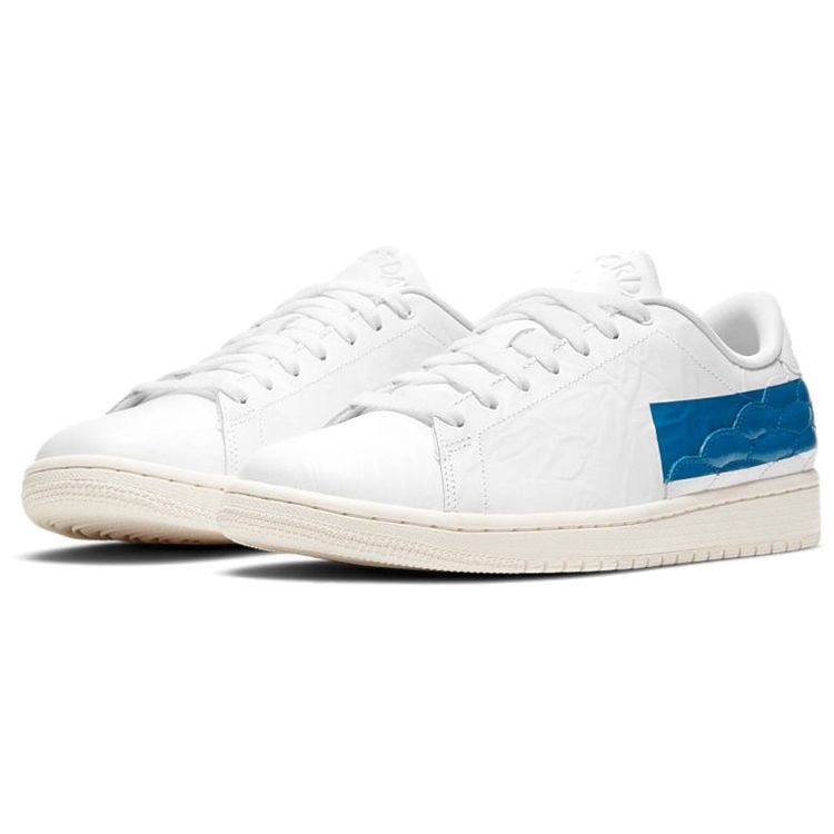 Air Jordan 1 Centre Court Military Blue Sneakers Unisex Bianco Vela DJ2756-103