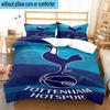 Set Biancheria da Letto Stampato Design Tottenham Hotspur F.C. 3 Pezzi Chiusura Copripiumino Include 1 Copripiumino & 2 Federe Set Biancheria da Letto Decorazioni per la Casa Regali