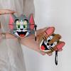 Earphone Case For Airpods 4 2 3 1 Pro 3 2 3D Cute Cartoon Tom and Jerry Wireless Bluetooth Headset Protective Soft Silicon Cover