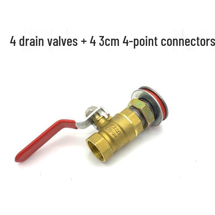 Stainless Steel 4-Point Thread Oil Drum Tank Connector