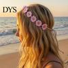 Children Stage Performance Headband Daisy/Sunflower Wreath for Women Girls, Adjustable Floral Crown Cute Macaron Color Flower Beach Vacation
