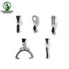 DIY Crystal Necklace Accessories: Silver Melon Seed Clasp & Safety Pendant for Women and Men (925 Silver)