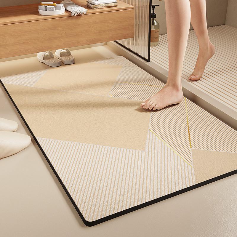 Diatom Mud Floor Mat Dirt-resistant Bathroom Floor Mat High-end Quick-drying Water-absorbing Pad Bathroom Anti-slip Pad Easy-to-maintenance Foot Mat