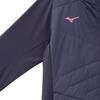Mizuno Techfill Breath Thermo Training Light Navy Jacket, Heat-Generating Material, Water-Repellent, 32MEC535,