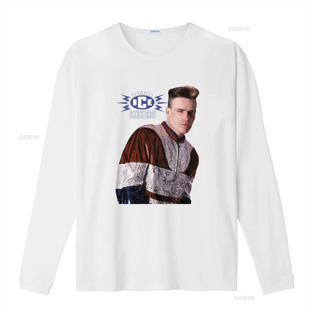 Vanilla Ice Baby Single Cover Mens T Shirt Iib Rapper Hip Hop Pop Music  vintage Washed fashion Soft graphic Versatile homme