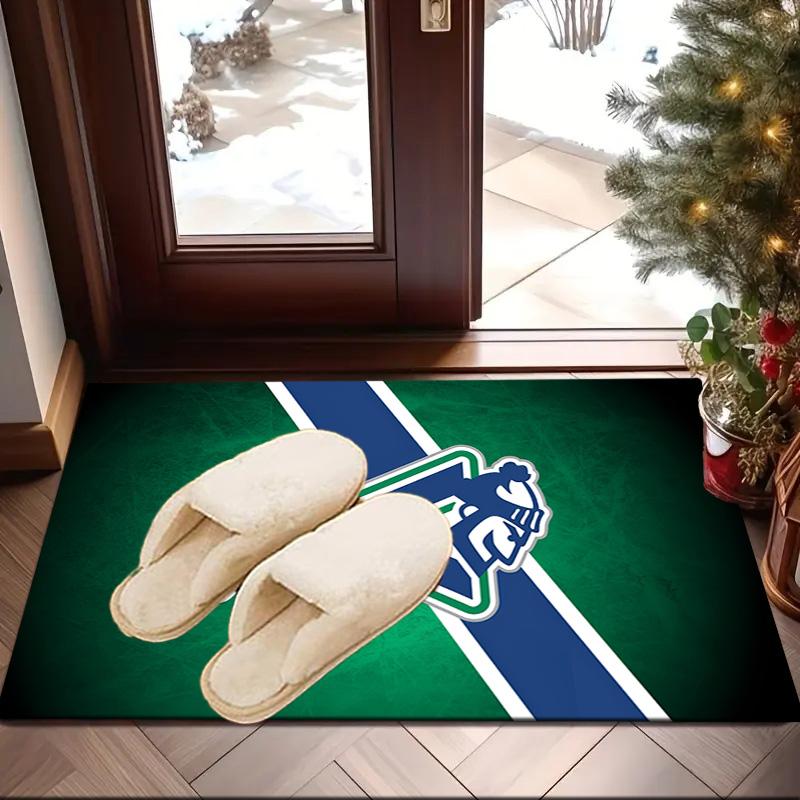 Hockey Team Vancouver-Canucks Area Rug Suitable for Indoor And Outdoor,Carpets for Kitchens, Homes, Offices, Living Rooms,Home Decor,Christmas Gift