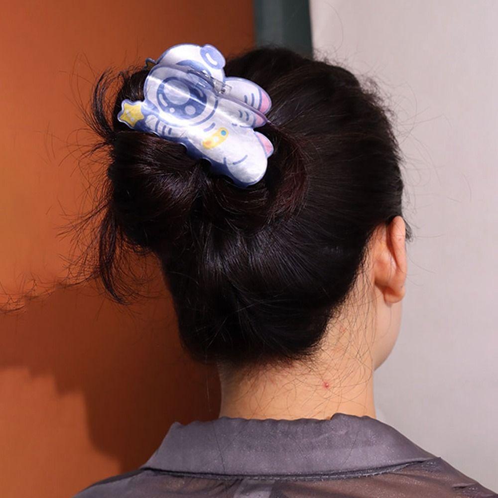 Candy Color Rose Female Hair Accessories Korean Style Headwear Flower Hair Clip Plastic Hair Claw