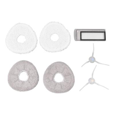 Filtre de brosse latérale Blanc Gris Serpillière Compatible pour Kit d'accessoires d'aspirateur J1