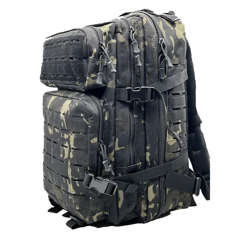 SHISHI Large 3P Laser Punched Tactical Backpack
