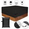 Universal 210D Oxford Square Hot Tub Cover SPA Pool Bathtub Cover Waterproof Swimming Pool Furniture Protector Dust Cover