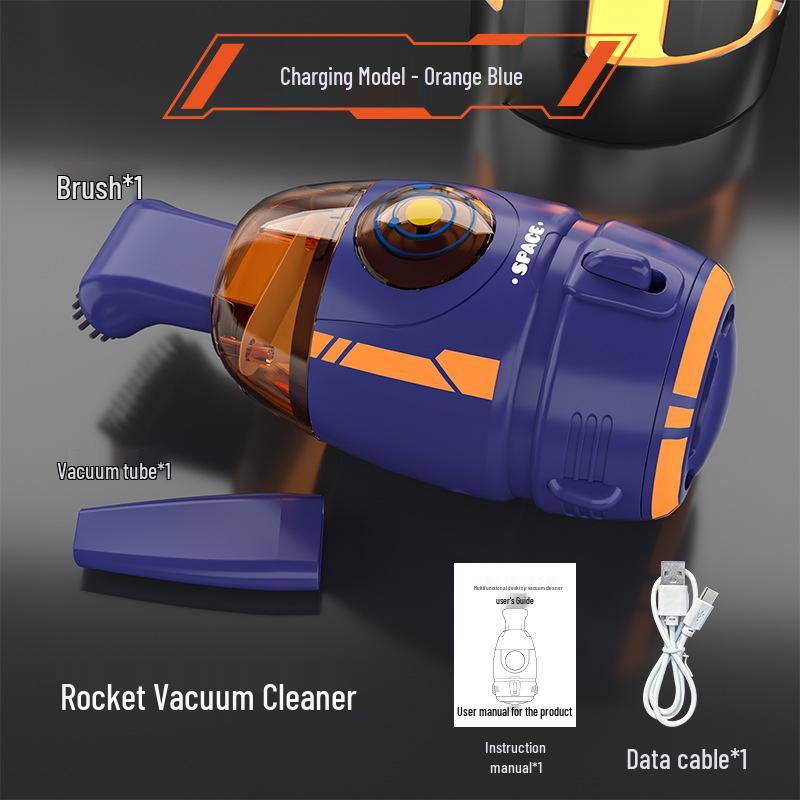 Portable USB-Charged Cartoon Mini Desktop Vacuum Cleaner