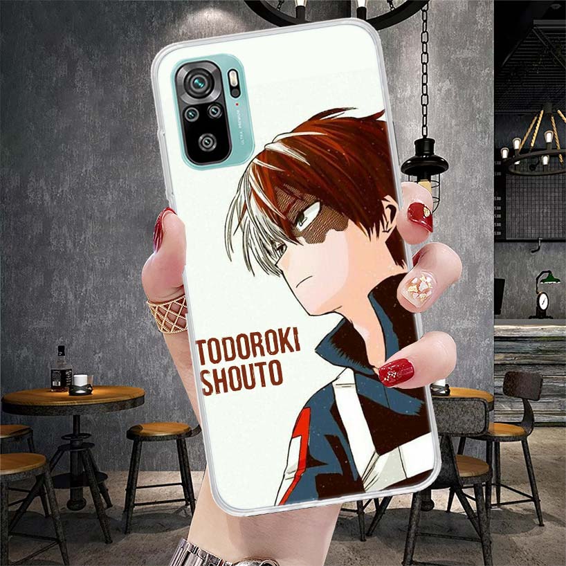 My Hero MHA Todoroki Shoto Soft Phone Case For Xiaomi Redmi Note 15 14 14S 13 12 Pro Plus 12S 11 11S 11E 10 10S 11T 5G Fundas Co