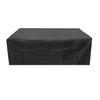 Waterproof Patio Furniture Cover - 150x90x75 Cm Rectangular Garden Table Protector with Windproof Design, Oxford Polyester 420D, Adjustable Hem