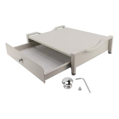 Cup Holder Sliding Tray Display Multi Functional Storage Drawer Maker Stand Tray for Home White L