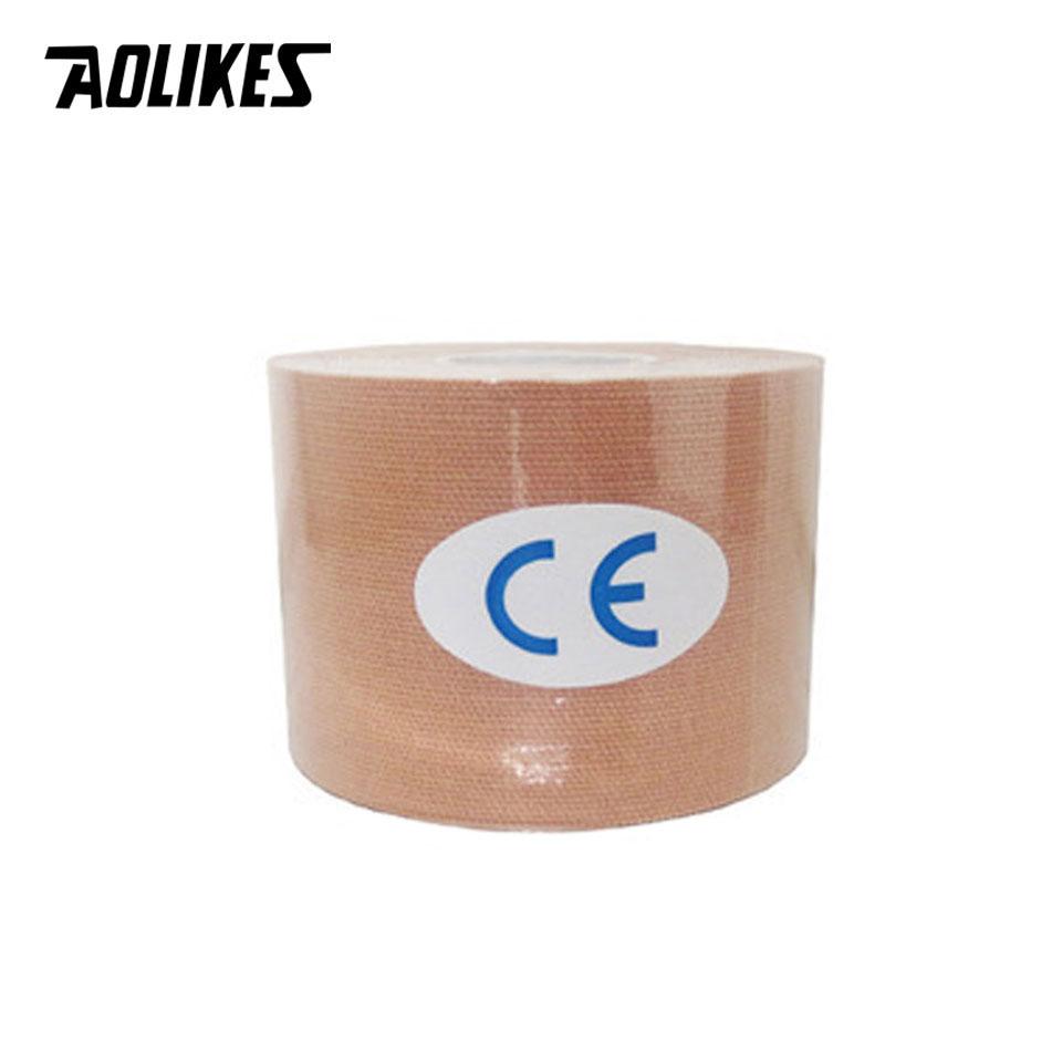 Aolikes 2 Size Kinesiology Tape Breathable Waterproof Sports Tape for Knee Muscle Pain Relief Athletic Recovery