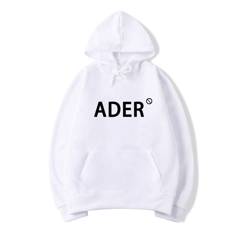 Moletom Marca Tide Ader Suéter Suéter de Lã Feminino Solto Casual com Capuz Pulôver Suéter Masculino Primavera e Outono