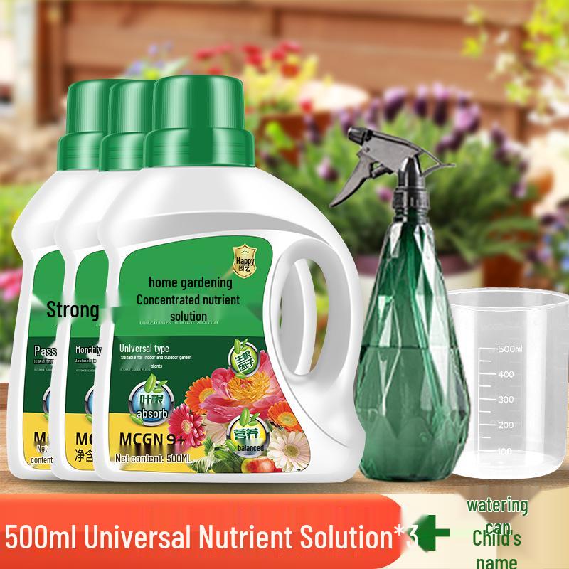 General-Purpose Hydroponic Nutrient Solution for Indoor Flowers and Green Plants