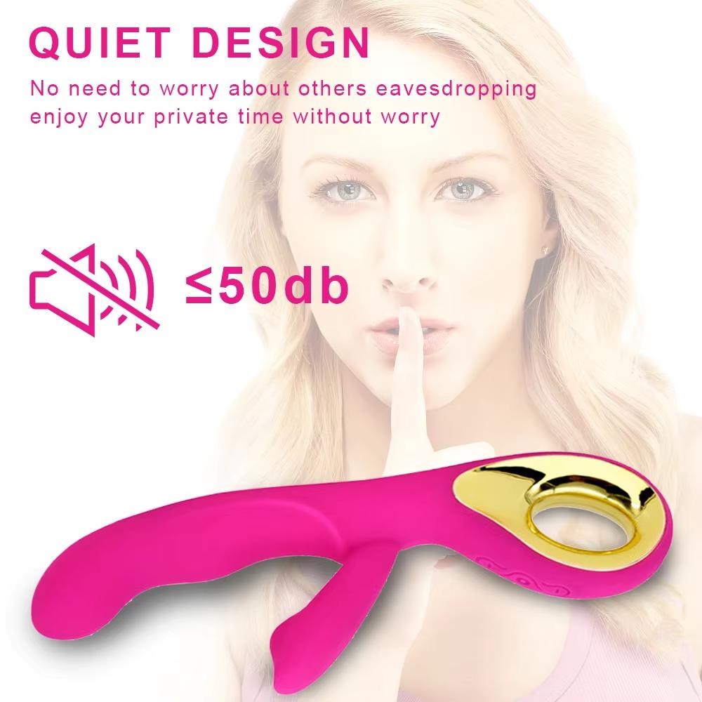 Powerful Dual Vibrator Dildo Wand for Women 10 Modes Orgasm Clitoris Stimulator G Spot Anal Vagina Massager Adult Sex Toys 18+