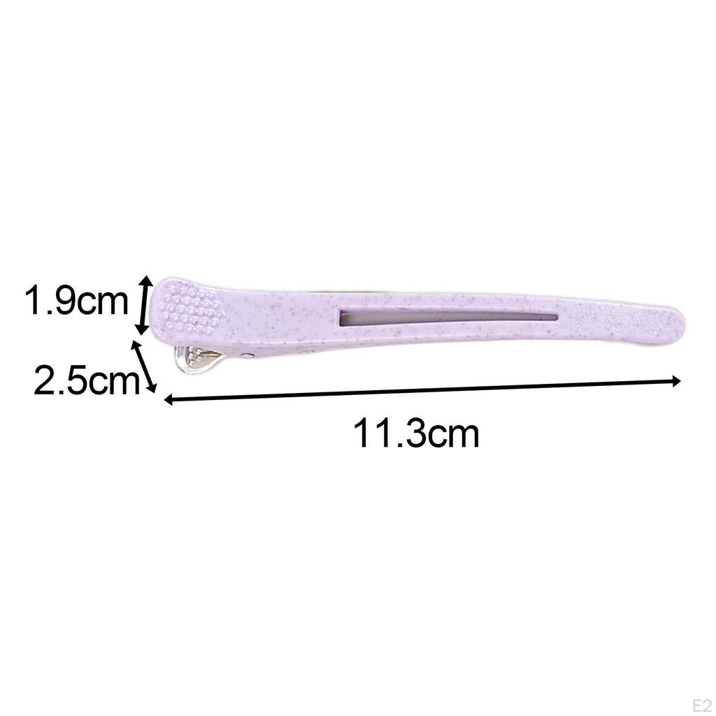 6 Pcs Duckbill Clips Professional Wrinkle Resistant Durable Styling Salon Tool Hair Cutting