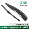 Wiper 11" Rear Wiper Blade & Arm Set Kit For Ford Explorer 6 U625 2020 - 2023 Windshield Windscreen Tailgate Window