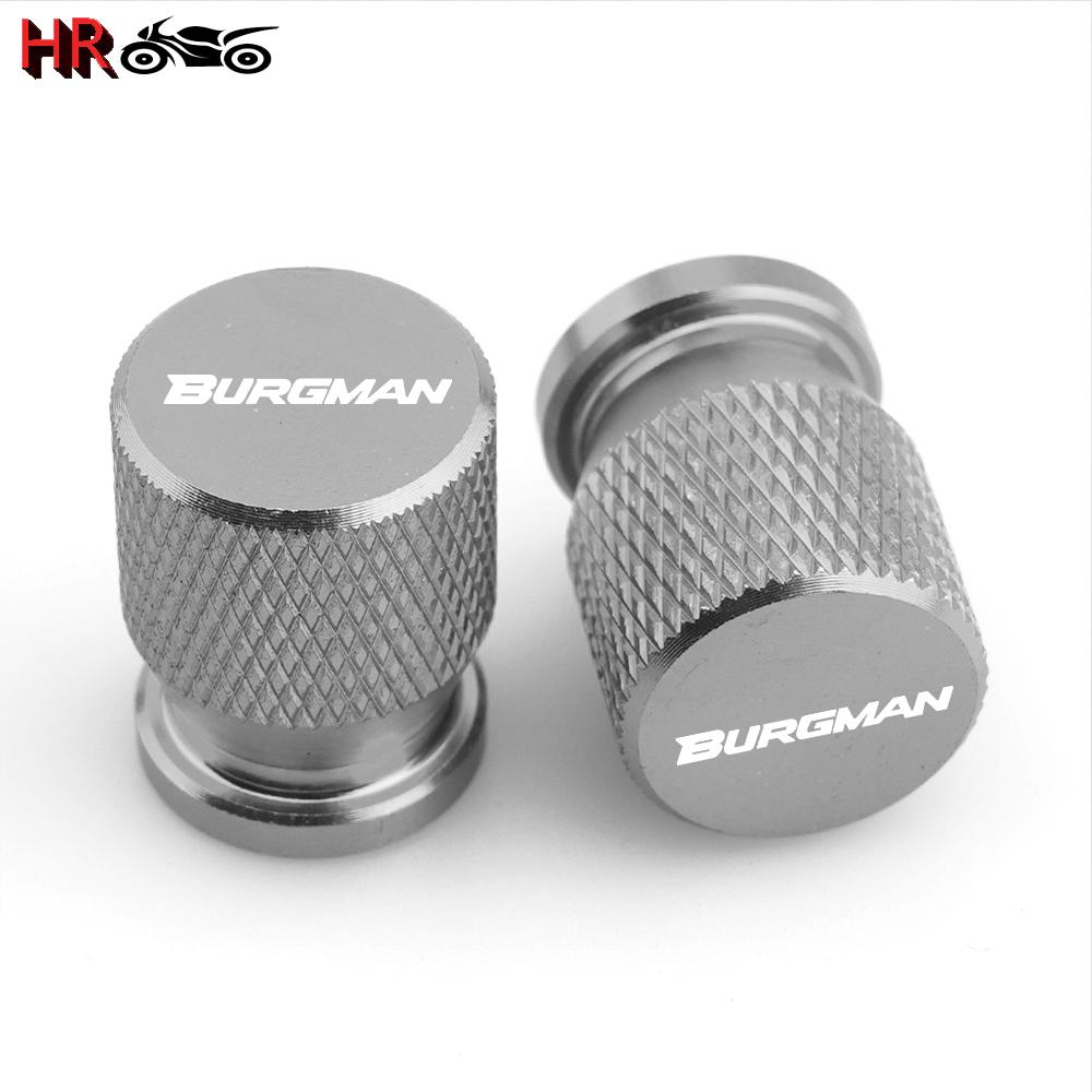 New Motorcycle CNC Accessories Wheel Tire Valve Stem Cap Cover For Suzuki BURGMAN AN 650 400 125 200 250 AN650 AN400 AN125