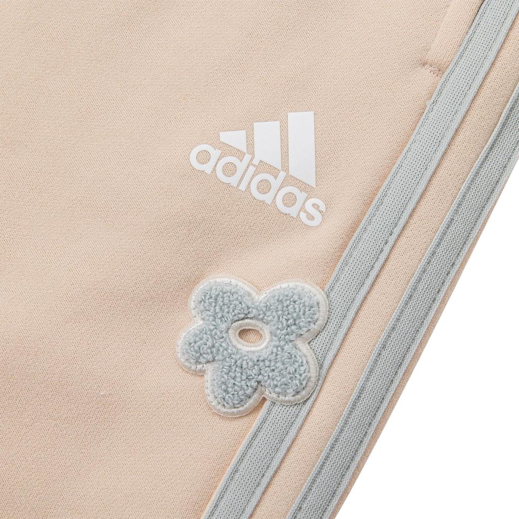 Adidas Alphabet Stripe Print Casual Sports Pants Women Bottoms Rock-Sandstorm IX5642