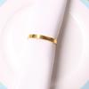10pcs Golden Napkin Rings Simple Serviette Holder For Wedding Party Banquet Adornment
