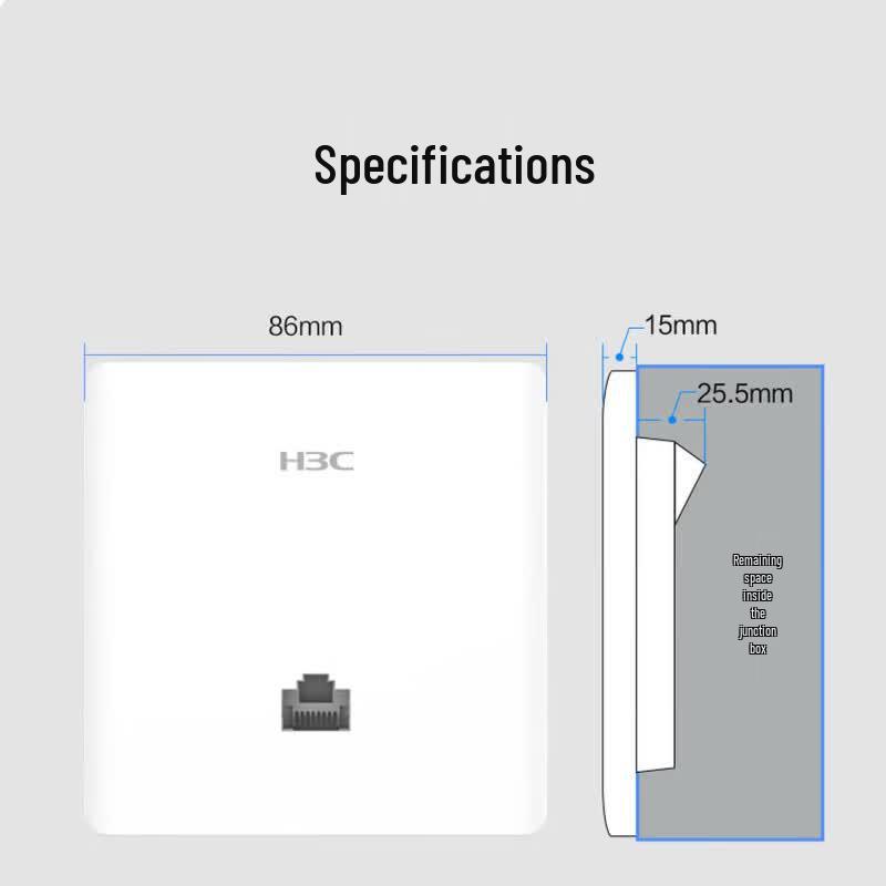 H3C Mini AP3000L-U WiFi 6 AP Panel