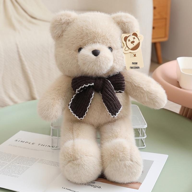 

Cute Bow Tie Bear Plush Toy - Perfect Gift for Kids or Girlfriend 45 cm