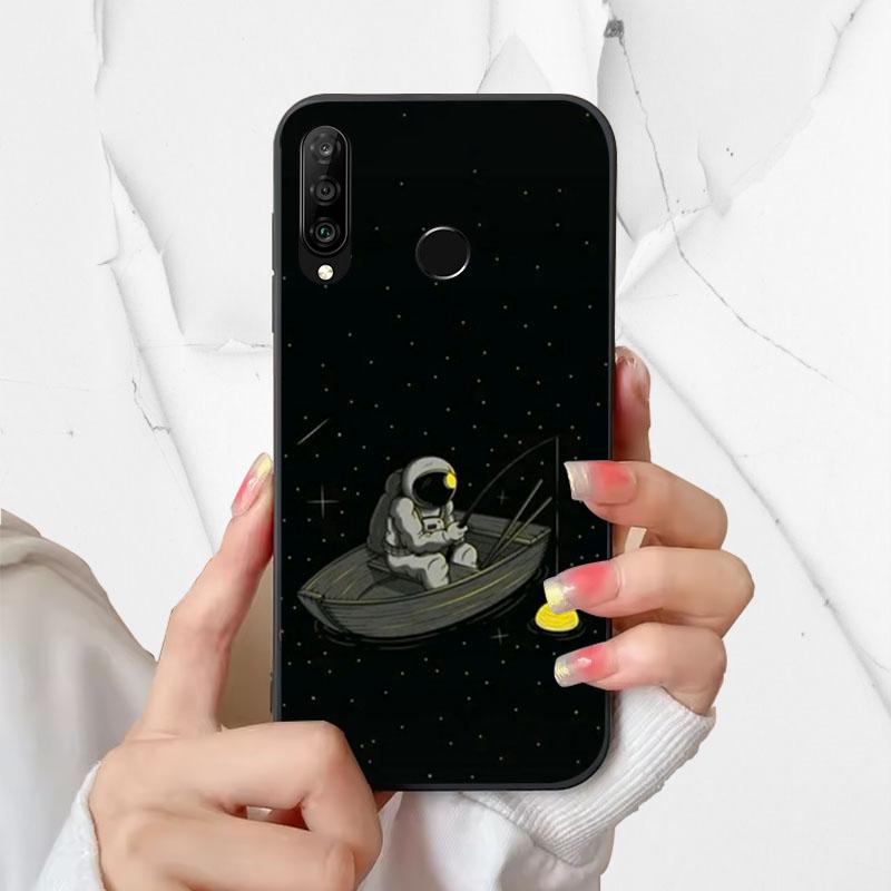 Phone Cover For Huawei P30 Lite Silicone Case MAR-LX1A Fashion Painted Shockproof Soft Fundas For Huawei Nova 4e Coque P30Lite