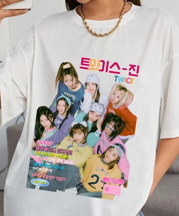 HOT Twice Kpop Shirt Twice Vintage Style Shirt Ready to be Unisex T-Shirt M
