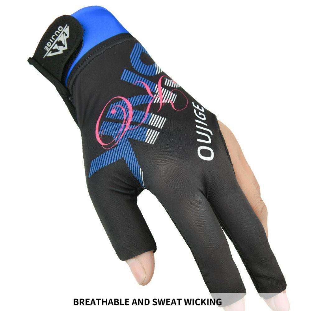 Left Hand Left Hand Billiards Gloves Wear-resistant Billiard Training Gloves Training Equipment