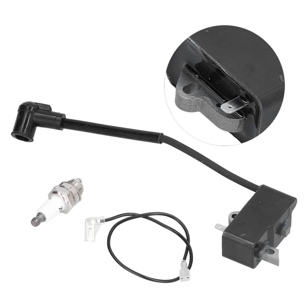 Ignition Coil Sparking Plug Kit Replacement Fit for Stihl FS80 FS80R FS85 KM55 FR85