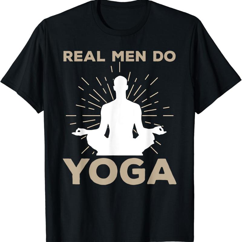 Funny Yoga Design For Men Boys Pose Meditation Lovers T Shirt S разноцветный