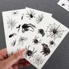 Scar Spider Design Waterproof Temporary Tattoos Body Art Stickers Face Patch Tattoo Stickers