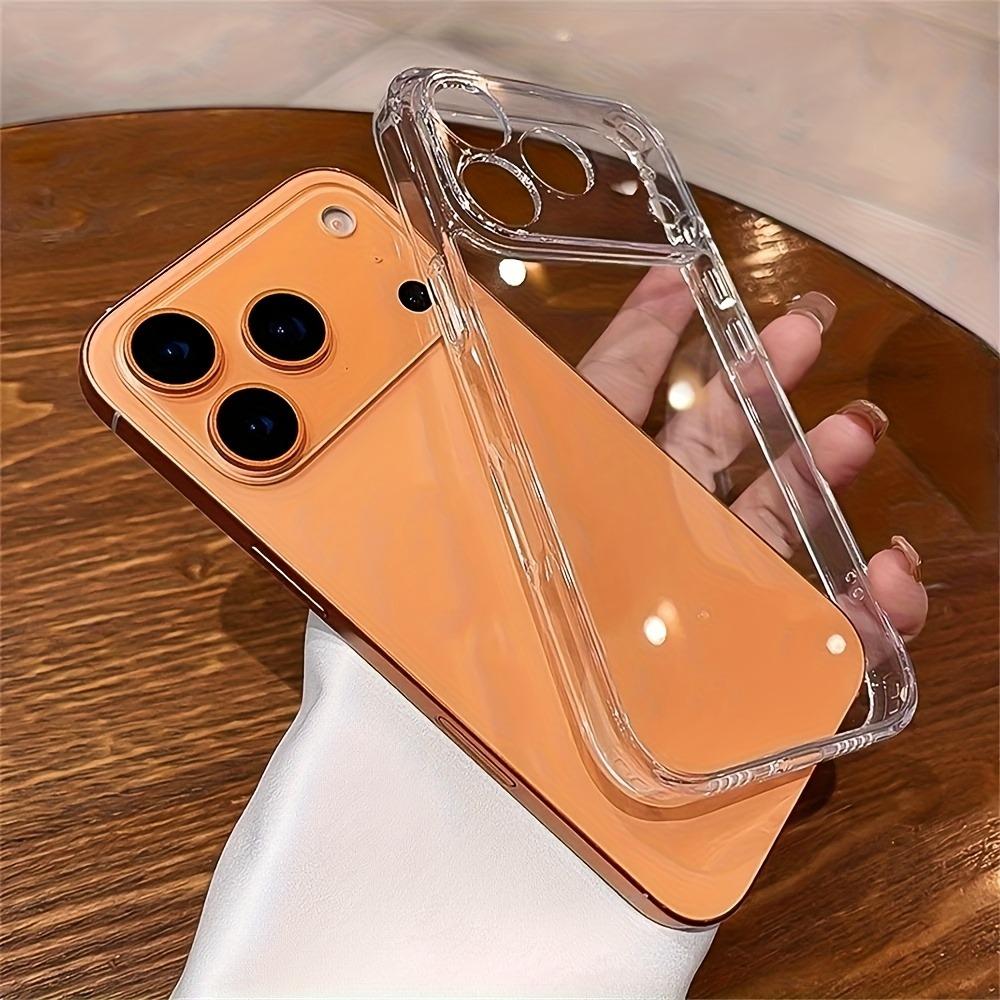 Coque de téléphone transparente souple en TPU de luxe pour iPhone 17 16 Pro Max 16 Plus Protection de l'objectif d'air Antichoc Coque transparente pour iPhone17