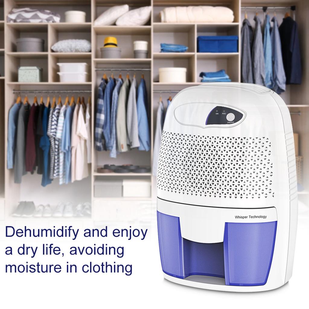 500ml Electric Dehumidifier  Mini Portable Home Air Dryer Desiccant Moisture Absorber Low Noise Cabinet Dehumidifier
