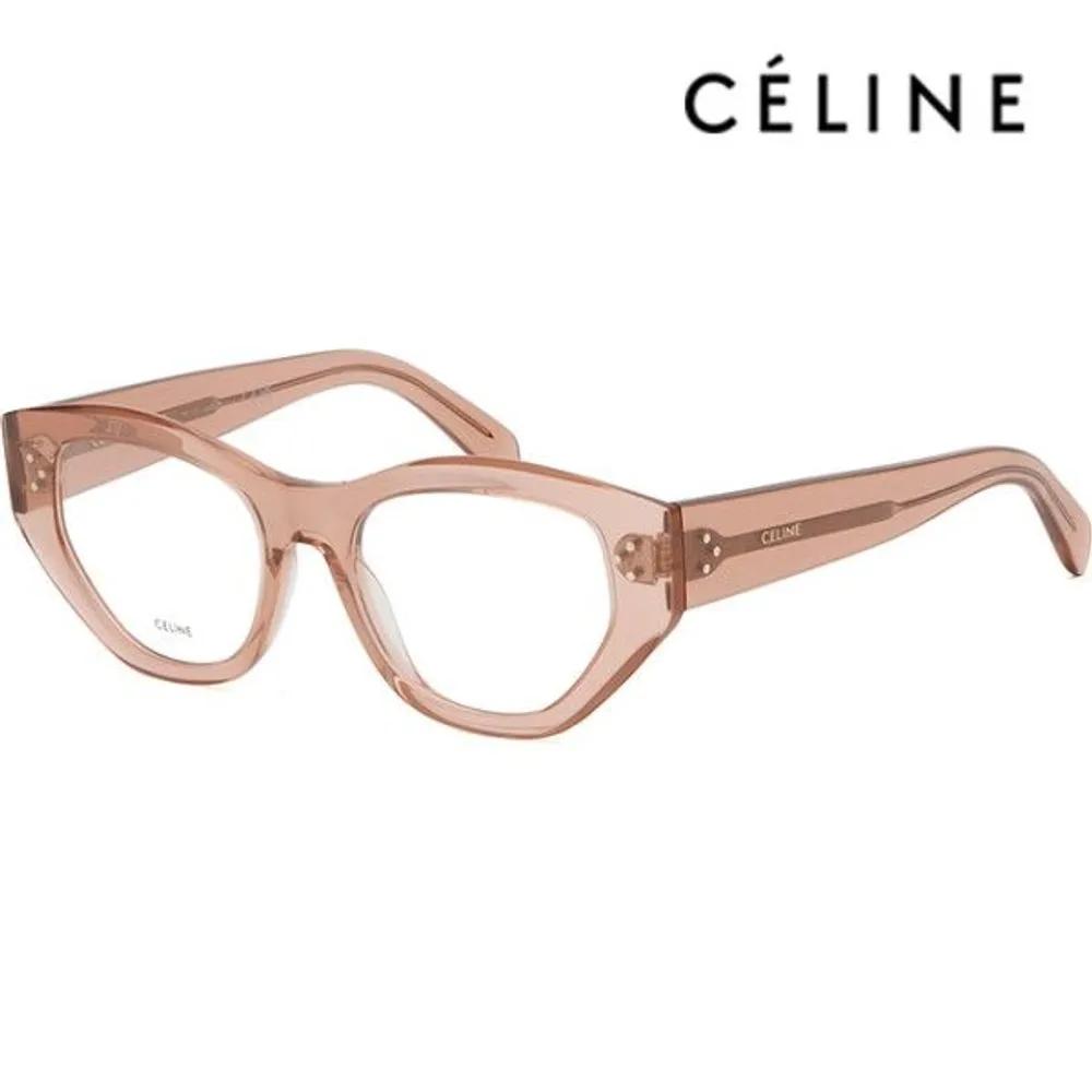 

[Celine] Eyeglass Frame CL50111I 072 Pink Clear Cat-Eye Horn-rimmed