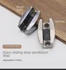 304 Stainless Steel Glass Sliding Door Stopper for Shower Rooms