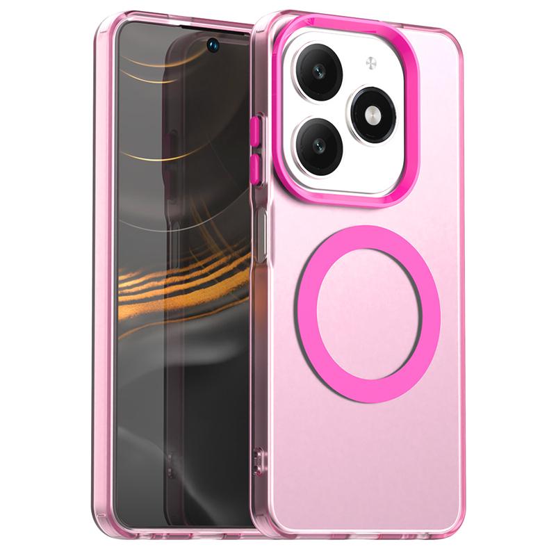 Magnetic Adsorption Wireless Charge Cover For Infinix Smart 8 Transparent Case For Infinix Smart 8 Case For Infinix Smart 8 Case