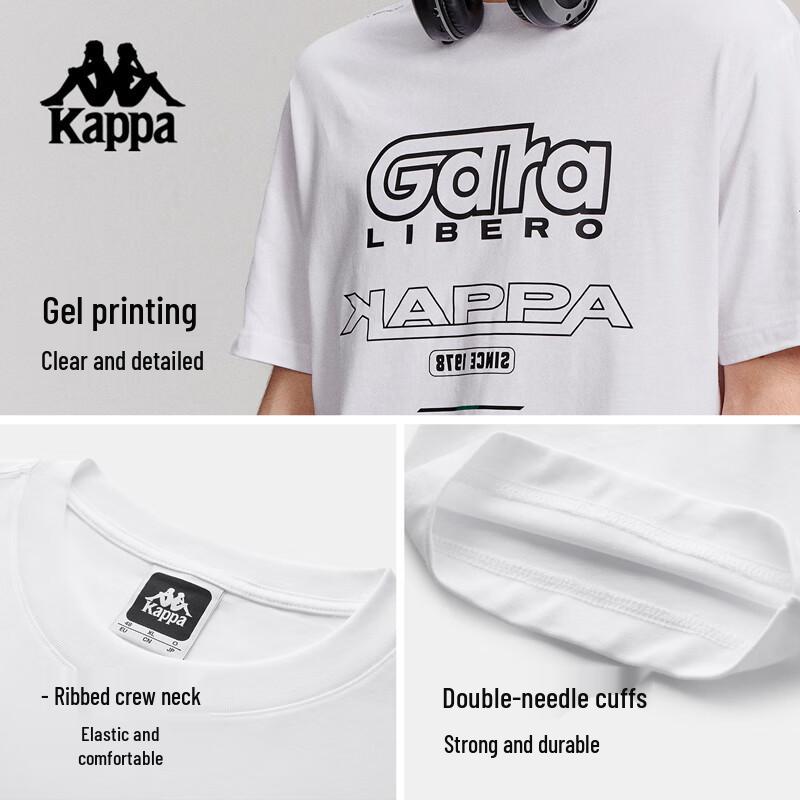 

Kappa Back-to-Back Logo Cotton Short Sleeve T-Shirt 2XL