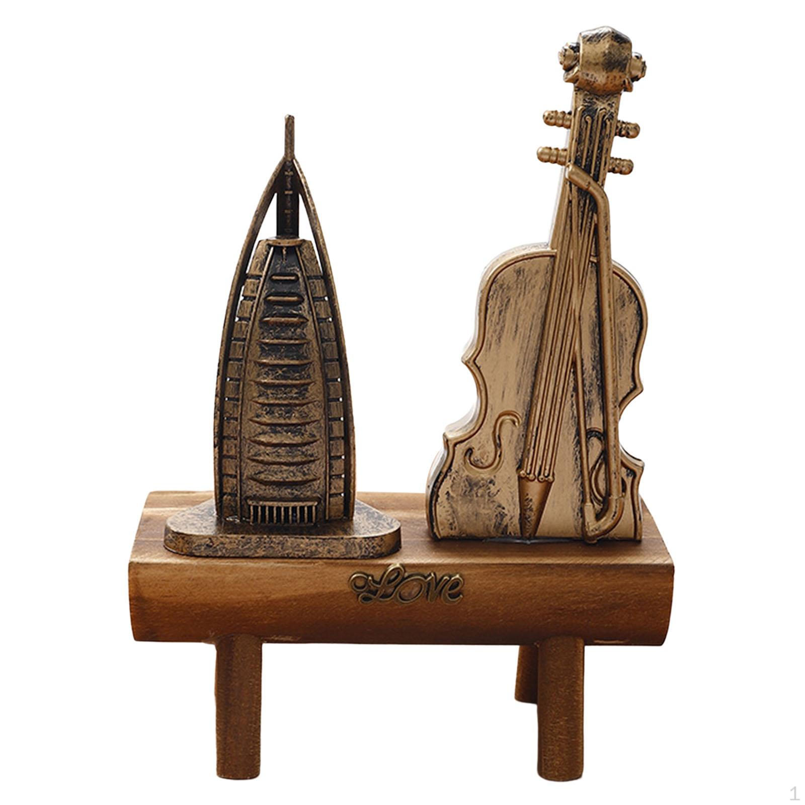 

Miniature Wooden Model Crafts Ornament Retro Style Toy Photo Props Kids Gift for Tabletop Living Sailboat