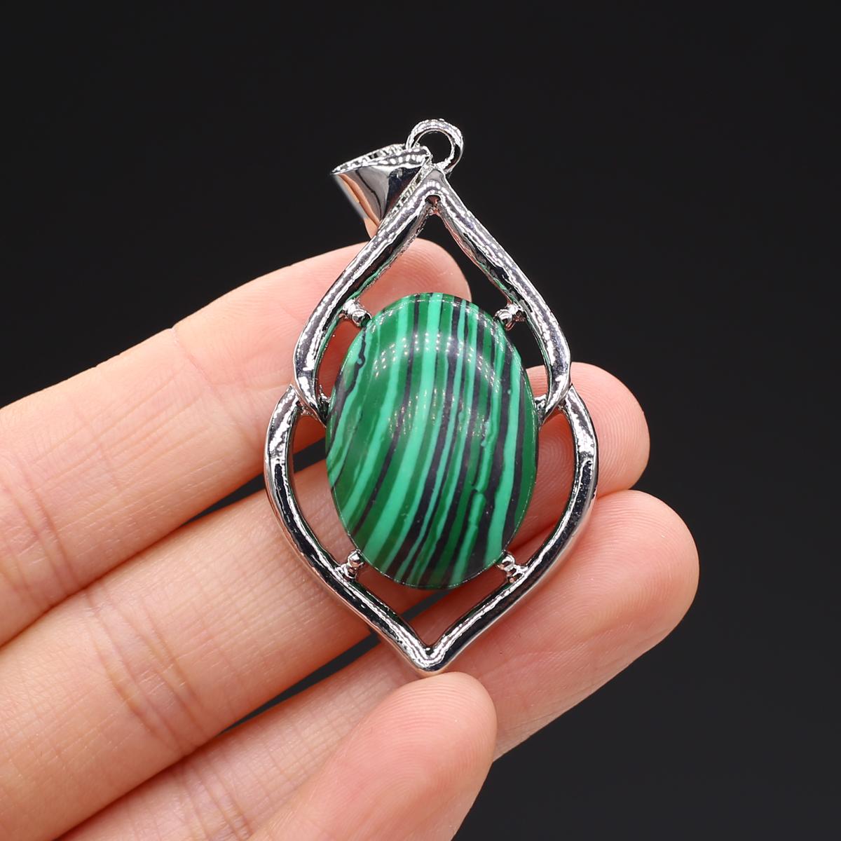 

Натуральный полудрагоценный камень, хрустальная подвеска, розовый кварц, малахит, аметист, лазурит, малазийский нефрит, бирюза, подвески для изготовления ювелирных изделий своими руками 28x54mm