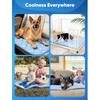 Dog Cooling Mat Summer Pet Ice Pad Extra Large Cool Bed for Small Medium Big Dogs Cats Durable Pet Cooling Blanket Sofa Mat