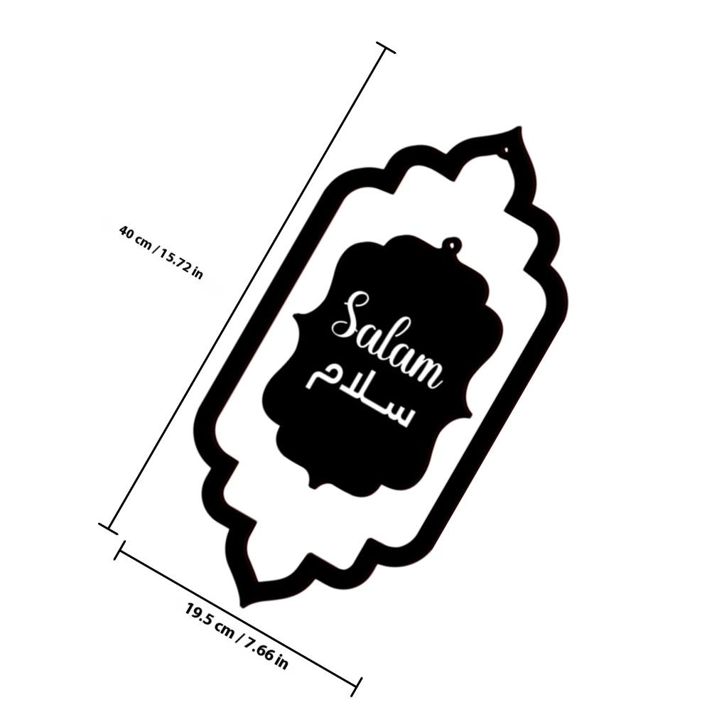 

2Pcs Wood Hanging Plaque Wooden Door Sign Basswood Decorative Hanging Sign for Front Door Window Shop Cafe Wall Decor чорний