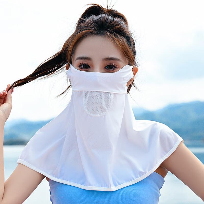 MEET SUNNY Summer Ice Silk Sun Protection Face & Neck Mask